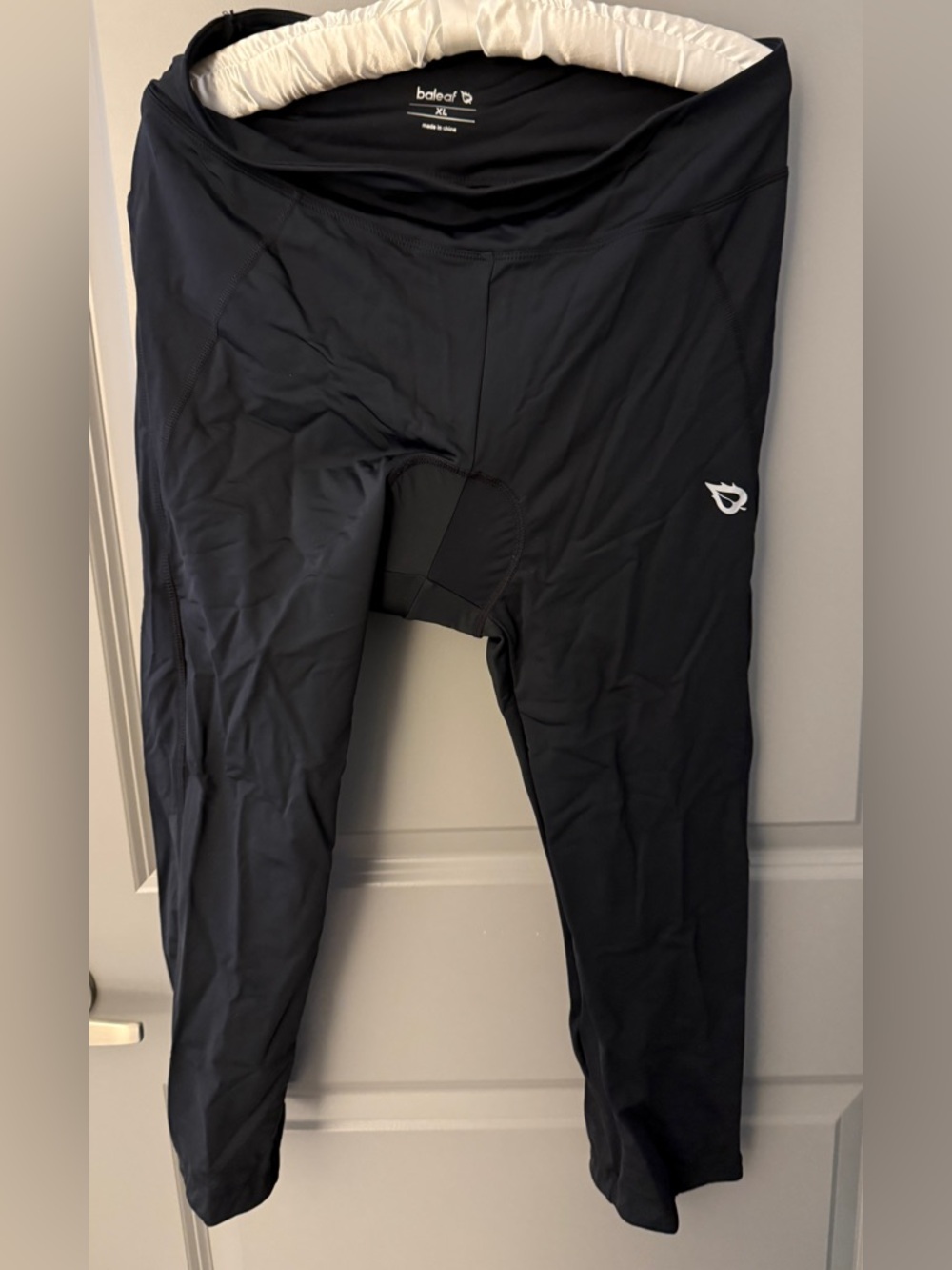 Baleaf Black Performance Cycling Tights with Logo